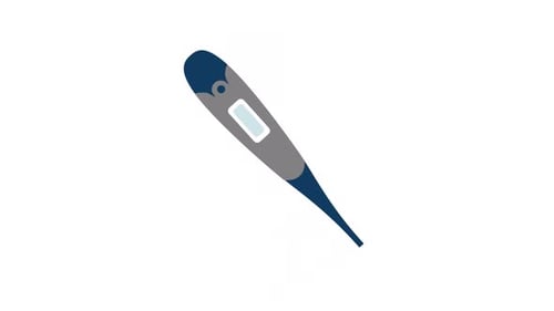 Electric thermometer Element Alpha Animation
