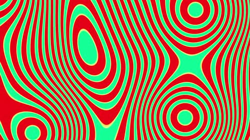 Pinta letreros azules animados en rojo y verde con fondo Vj Loop