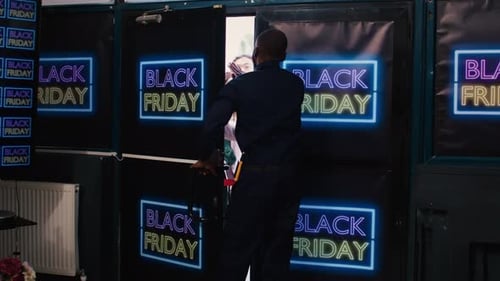 Throngs of Shoppers Pushing Doors Open for Black Friday