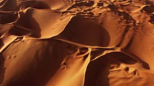 Empty Desert Sand Dunes