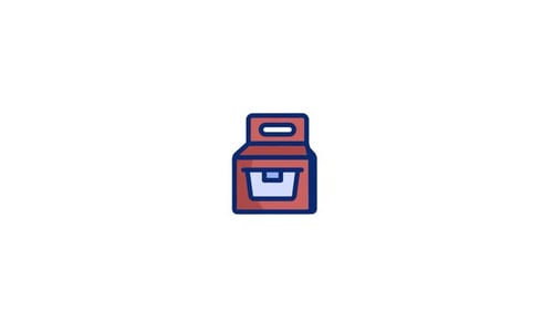 Lunchbox Animated Icon