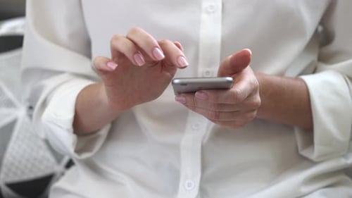 Woman Using Smartphone