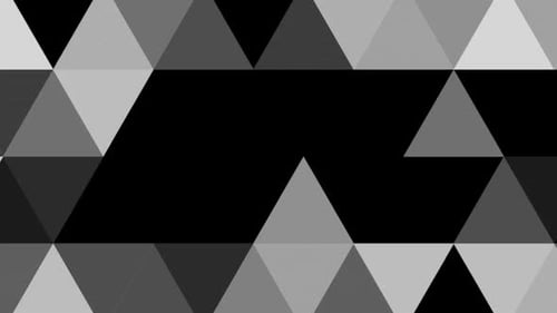 Minimal Geometric Triangle Logo Reveal