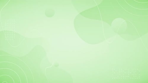 Abstract Fluid Green Background Animation Loop