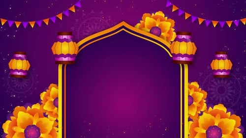 Animation du festival hindou de Diwali