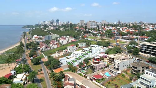 Luxurious and Elegant Homes in Sommerschield, Maputo, Mozambique - Orbit Drone Shot