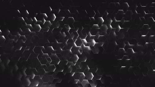 Dark Geometric Abstract Pattern