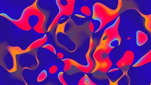 Fundo de textura de padrão de movimento animado. Líquido de padrão multicolorido abstrato