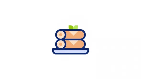 Spring Rolls Animated Icons, Elements Motion Graphics ft. 4k ...