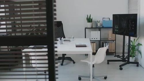 Interior of Management Conference Room in Medical Clinic