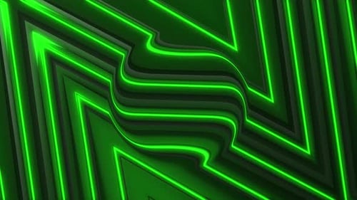 Schleifenanimation mit grünem abstraktem Hintergrund, Magnife-Animation, 4 K