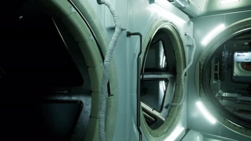 View From Cockpit International Space Station