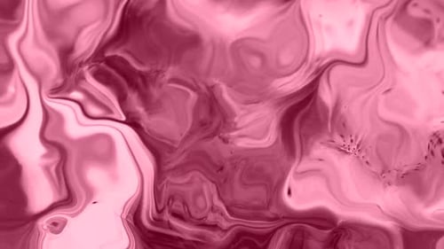 Flowing Pink Abstract Liquid Paint Background Animation