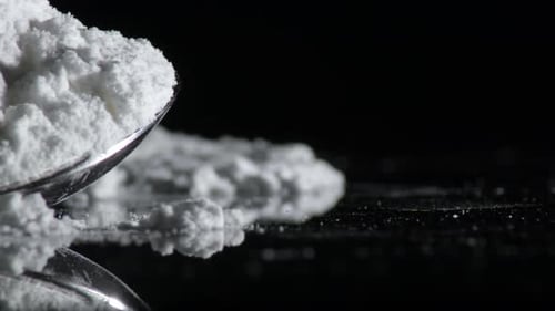 Cocaine in a Spoon