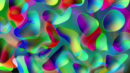 Abstract Colorful Fluid Motion Background Animation