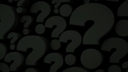 Black Question Mark Background