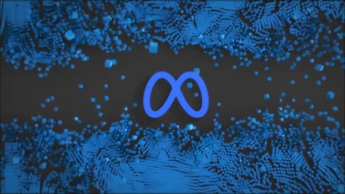 Abstract Geometric Digital Cubes Logo Reveal