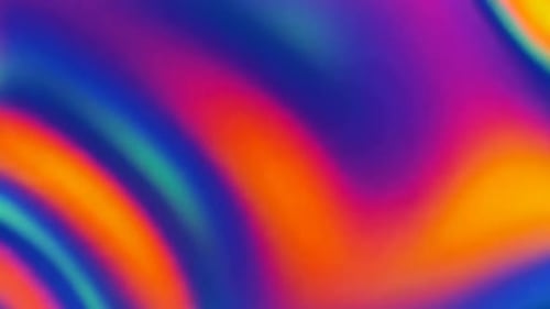 Vibrant Abstract Liquid Rainbow Gradient Wave Background