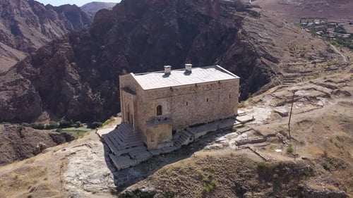 Aerial View Of The Historic Building On The Hill