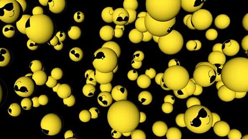 3d Cool Confident Emoji Loop Animation