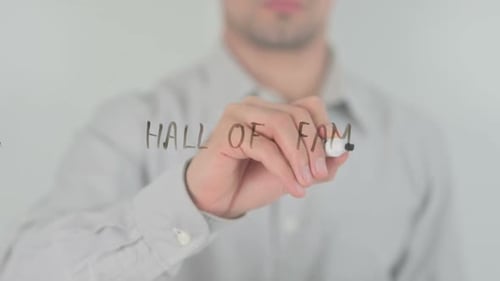 Hall of Fame, Writing on Transparent Screen
