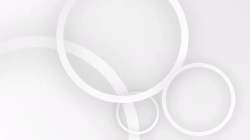 Clean Looping Circle Background White With Soft Edge