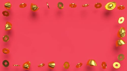 Chinese Lunar New Year traditional animation.