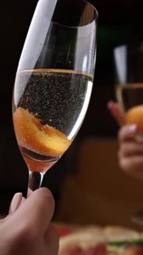 A wonderful alcoholic drink, close-up