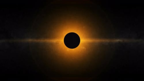 Eclipse : un ballet cosmique en totalité en 4K