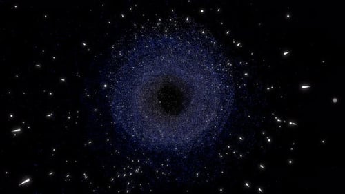 Dramatic Particles Background