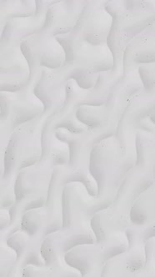 Wavy white surface loop abstract background