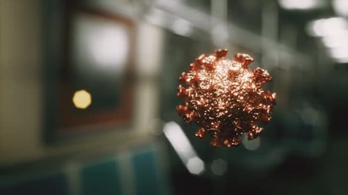 Coronavirus Covid19 Epidemic in Subway Car