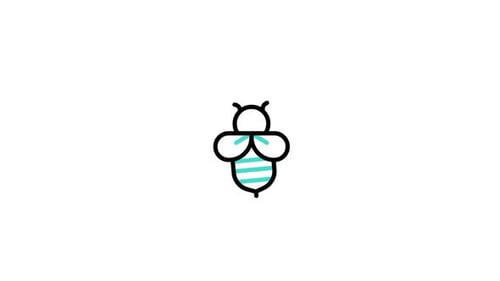 Animiertes Biene-Symbol