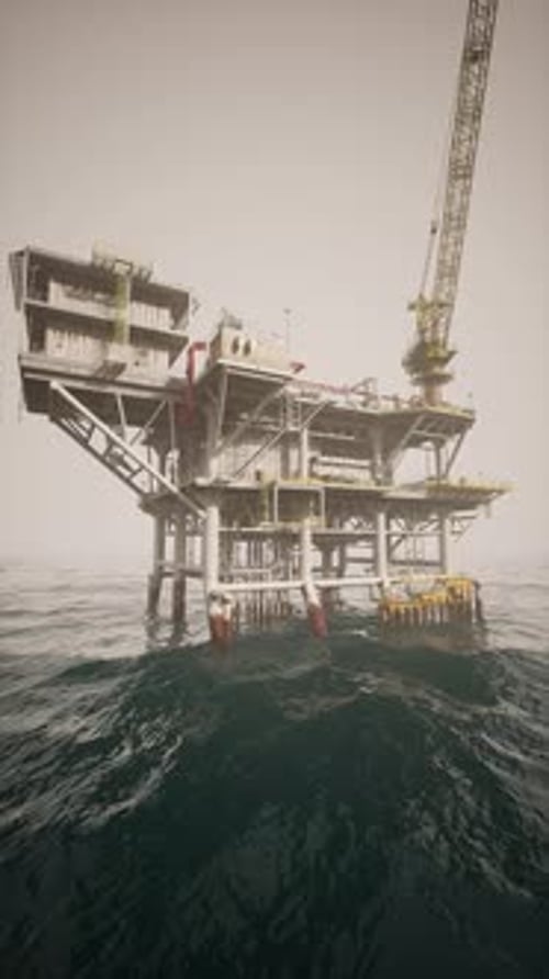 Exploration and Extraction on an Oil Rig in Coastal Waters