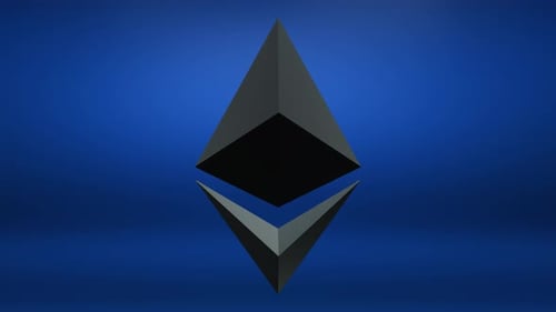 Ethereum Coin 4K Loop