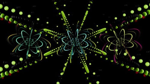 Actuación en VJ Loop con patrones dinámicos para imágenes de conciertos