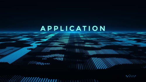 Digital Background and Text Animation-Application