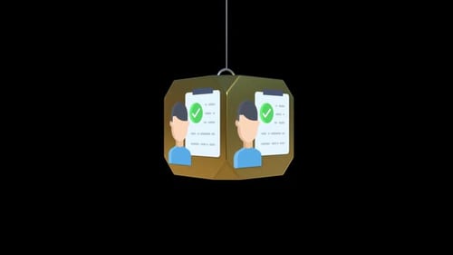 Transparenter Hintergrund für genehmigte Einwanderung