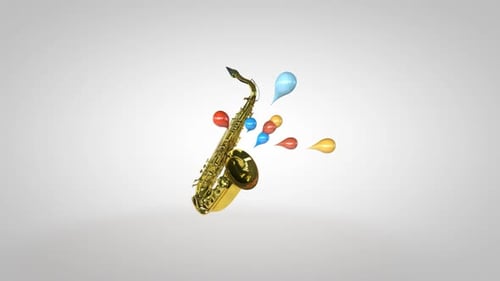 Jazzmusik - 3D-Animation