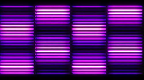 Neon Light Animation Background Video