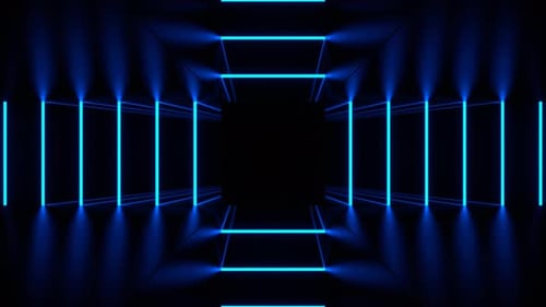 Blue Lines Move In Different Directions Background Vj Loop In 4K