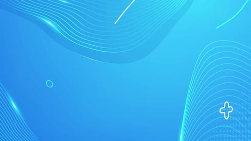 Modern Abstract Blue Fluid Lines Wavy Background Animation
