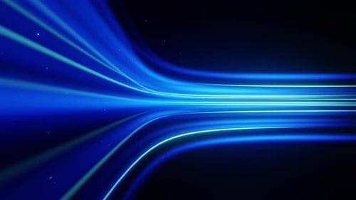 Eleganter abstrakter Hintergrund mit blauen Lichtwellen