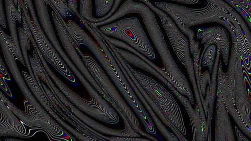 Abstract Wavy Glitch Effect Seamless Loop Background