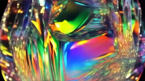 Abstraktes irisierendes holographisches wirbelndes Flüssigkeitsbewegungsdiagramm