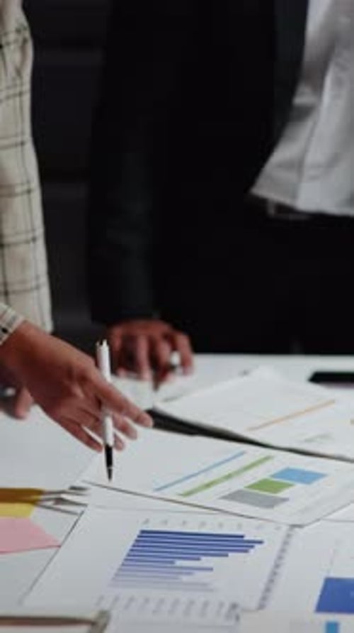 Group of teamwork businessman working and brainstorming in office