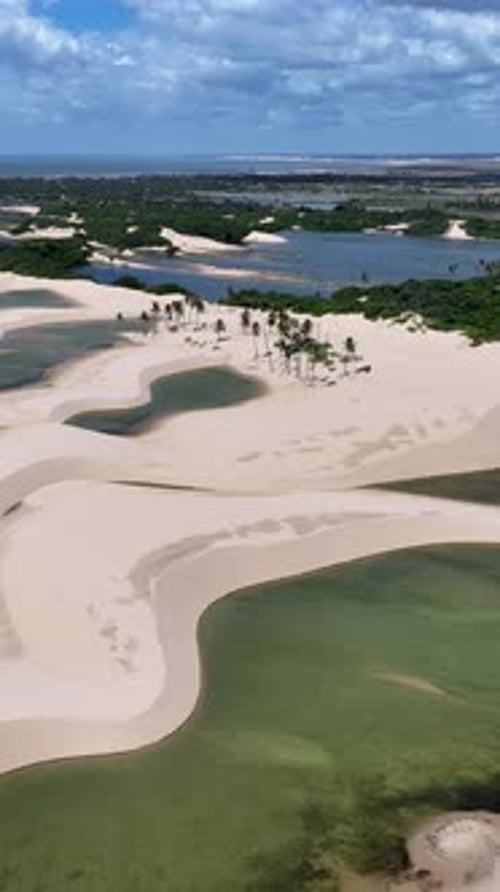 Small Sheets At Tutoia In Maranhao Brazil.