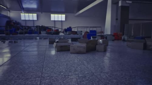 Articles placés avec soin à des fins de manutention logistique et d'expédition