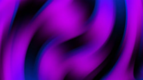 Abstract Swirling Magenta and Blue Fluid Waves Background Loop