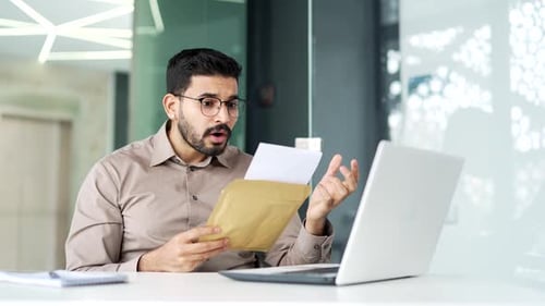 Man Receives Shocking News in the Office